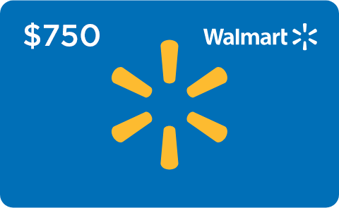 Walmart $750 Gift Card